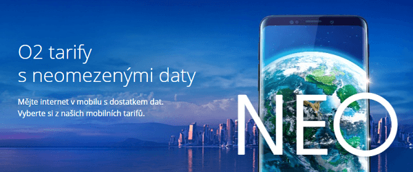Nov O2 tarify Neo s neomezenmi daty, volnm a odeslnm SMS zprv